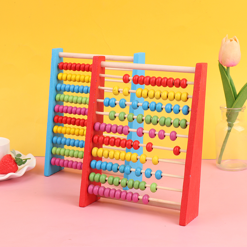 Abacus Counting Bead - عداد خشبي جديد للأطفال، لعبة تعليمية