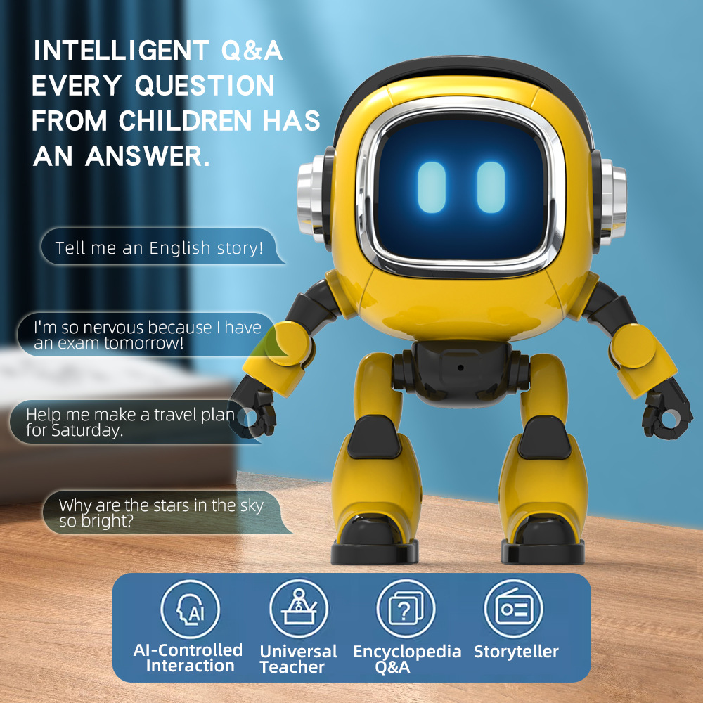 Kid Educational - روبوت DeepSeek AI للتحكم الصوتي الذكي،