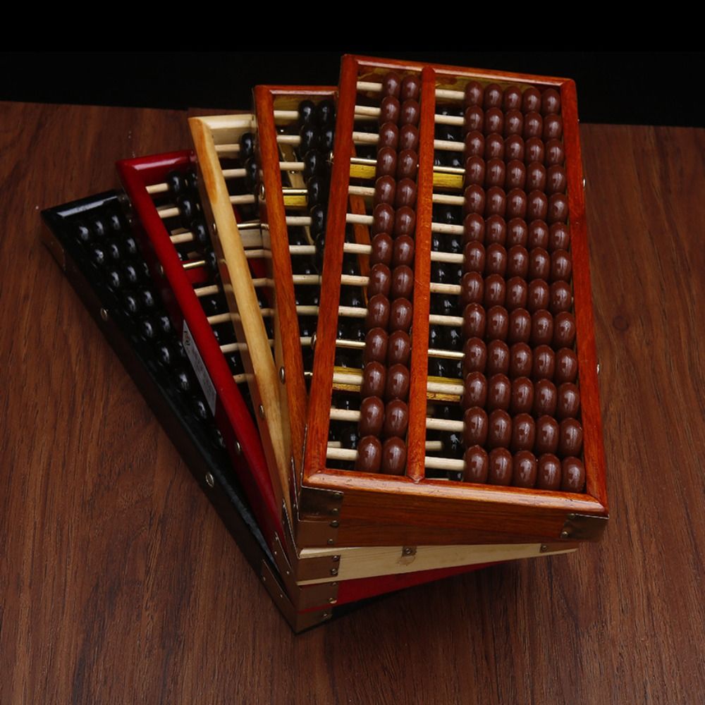 Abacus Counting Bead - حبة عد معداد خشبية ، رف