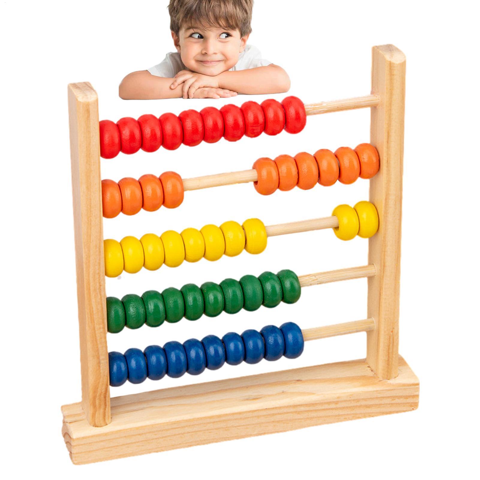 لعبة عداد خشبي تعليمية للأطفال - مراجعة Abacus Counting Bead وسعره