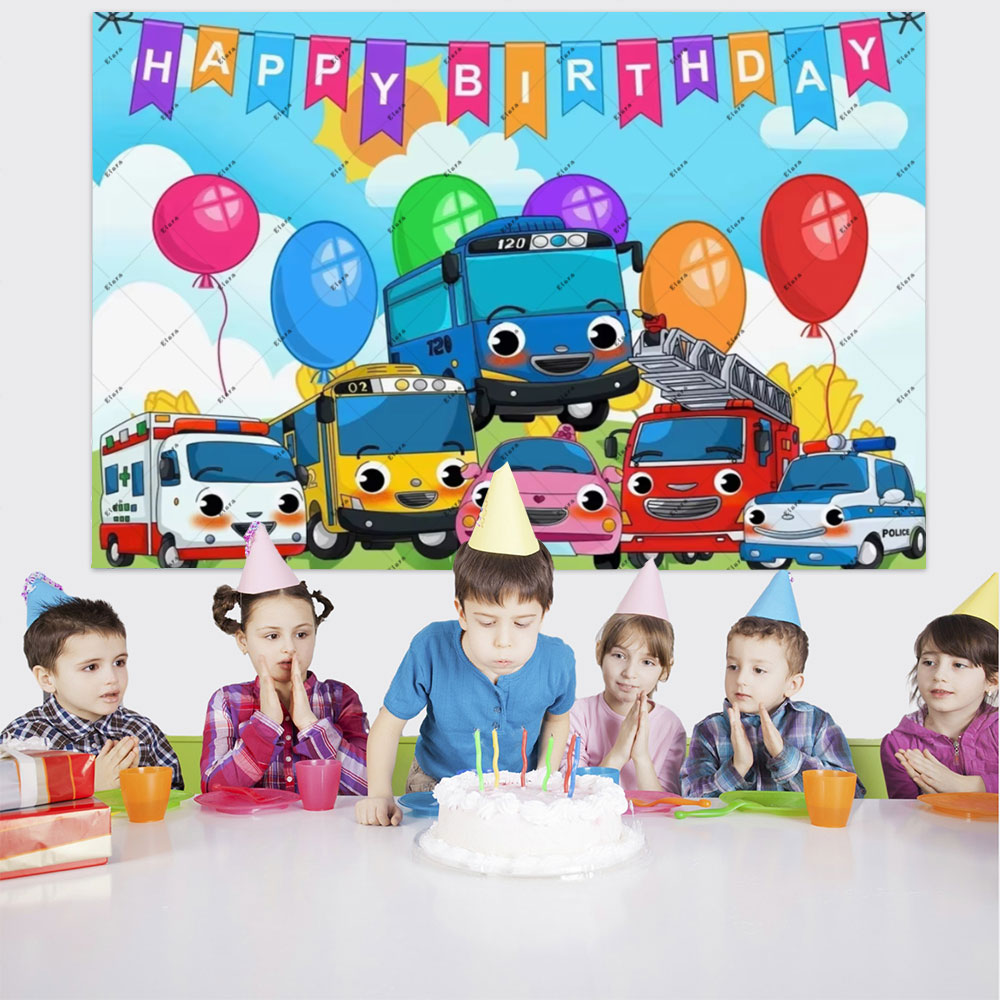 كارتون أنيمي الحافلة الصغيرة ل - مراجعة Kids Education Banner وسعره