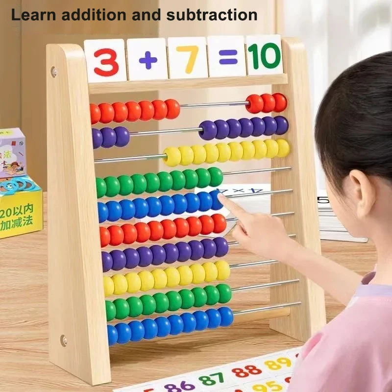 لعبة العد الخشبية المعداد مونت - مراجعة Abacus Counting Bead وسعره