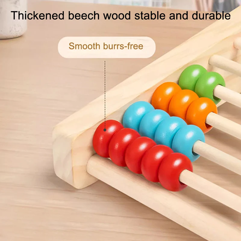 لعبة العد الخشبية المعداد مونت - مراجعة Abacus Counting Bead وسعره