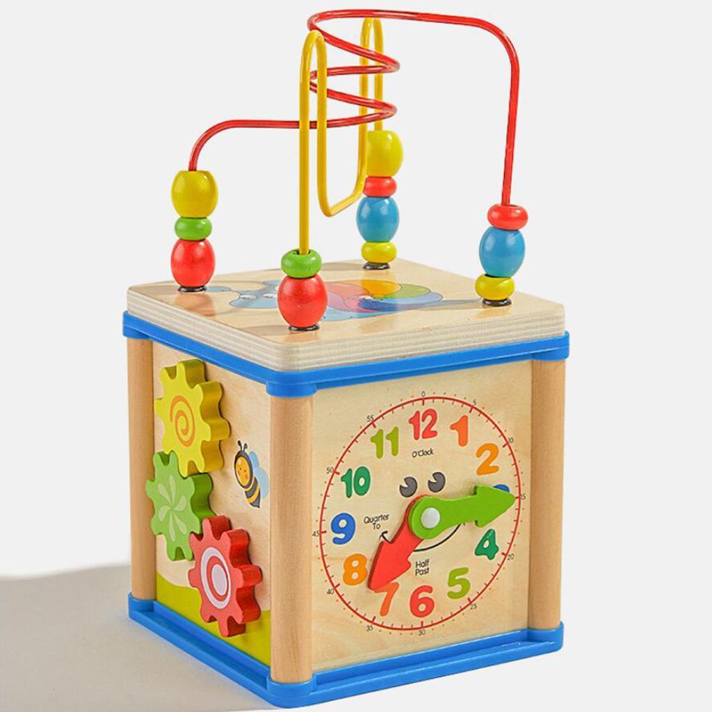 مكعب نشاط خشبي، لغز ثلاثي الأب - مراجعة Abacus Counting Bead وسعره