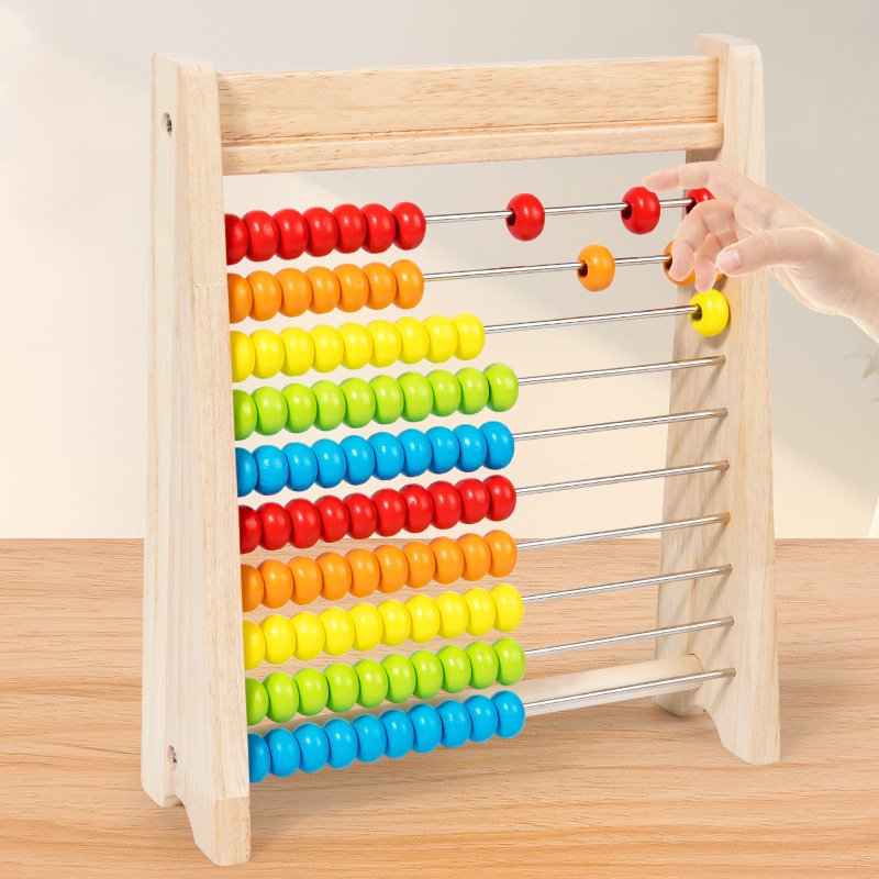 خرز خشبي للعد، ألعاب مونتيسوري - مراجعة Abacus Counting Bead وسعره