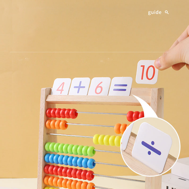 لعبة العد الخشبية المعداد مونت - مراجعة Abacus Counting Bead وسعره