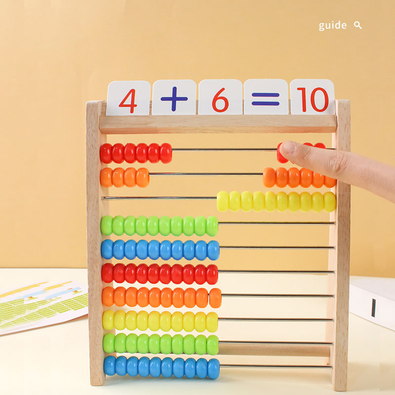 لعبة العد الخشبية المعداد مونت - مراجعة Abacus Counting Bead وسعره
