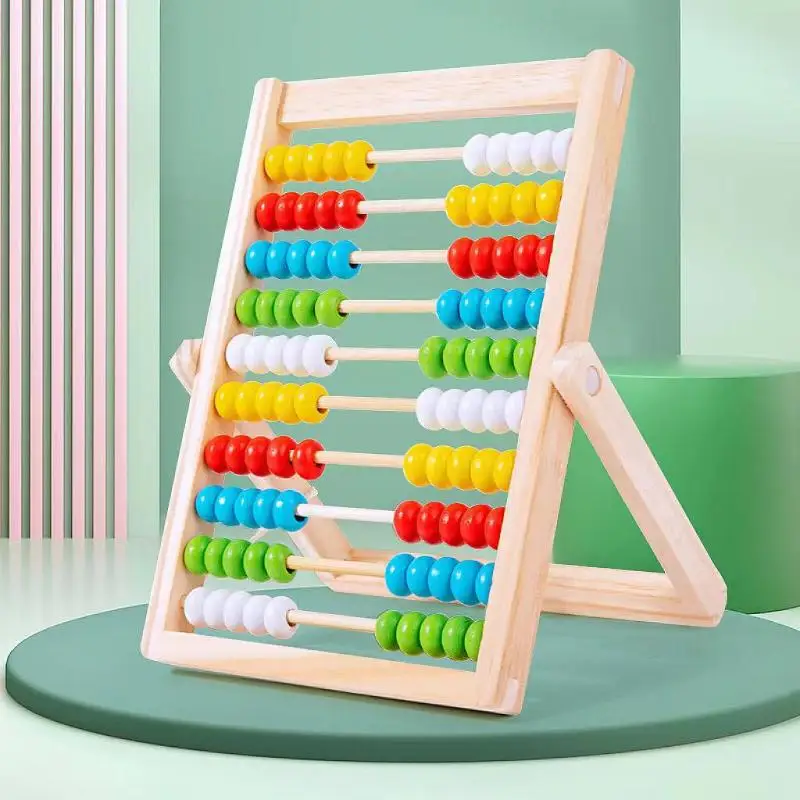1 قطعة عدد مونتيسوري الحساب ال - مراجعة Abacus Counting Bead وسعره